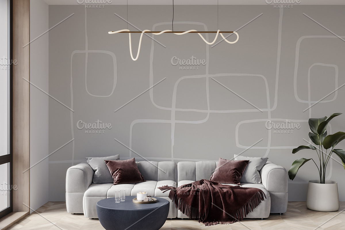 Wallpaper mockup - luxury & modern, a Household Mockup by Hunny Badger (Photo 5 of 6)
