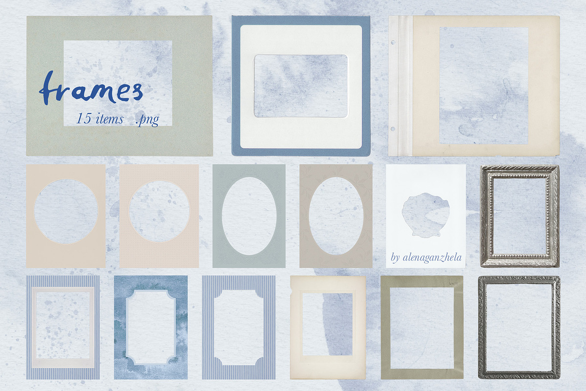 Sea Memories Mixed Collage Kit, an Object Graphic by alenaganzhela (Photo 4 of 8)