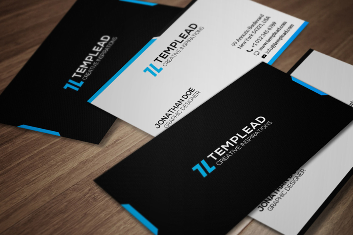 Corporate Business Card CM102, a Business Card Template by annozio (Photo 1 of 4)