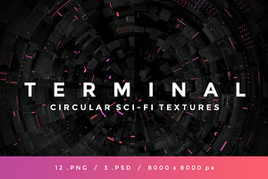 TERMINAL - Circular Sci-Fi Textures