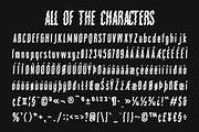 Blonden Rippled, a Sans Serif Font by Craft Supply Co. (Thumbnail 8 of 8)