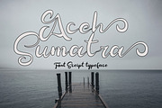Aceh Sumatra, a Script Font by Canden Meutuah (Thumbnail 1 of 6)