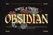 Braveson - Blackletter Style, a Blackletter Font by Arterfak Project (Thumbnail 3 of 15)