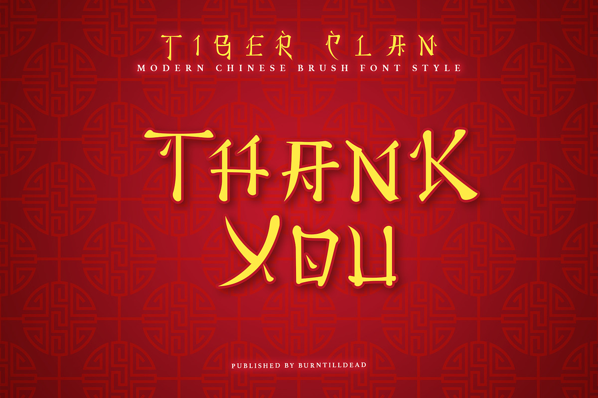 Tiger Clan, a Symbol Font by Burntilldead (Photo 11 of 11)