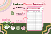 CEO Business Planner Spreadsheet, a Templates & Theme by bellaROSEworkshop (Thumbnail 4 of 5)