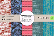 Abstract Patterns Bundle, a Pattern Graphic by irenepachadesign (Thumbnail 1 of 6)