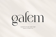 Galem | Elegant Serif, a Serif Font by Typoraith Co (Thumbnail 1 of 10)