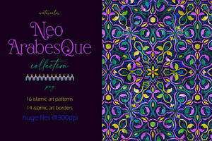 Neo Arabesque: patterns & borders