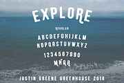 Explore ~ A Hand Drawn Font, a Serif Font by Greenhouse Supply Co (Thumbnail 3 of 5)