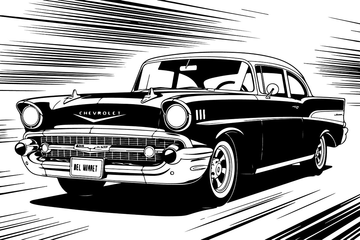Classic Muscle Car SVG Bundle, an Object Graphic by jahid234 (Photo 11 of 12)