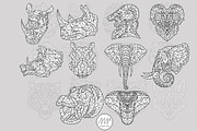 Geometric Animals Collection, an Animal Illustration by Alpha Mike Foxtrot (Thumbnail 4 of 10)
