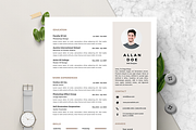 Modern Resume & CV Template, a Resume Template by Hito Graphic (Thumbnail 2 of 8)