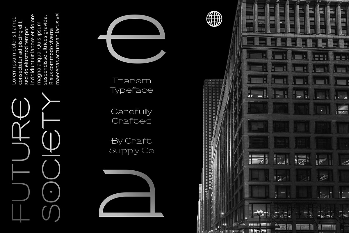 Thanom – Display Typeface, a Sans Serif Font by Craft Supply Co. (Photo 3 of 8)