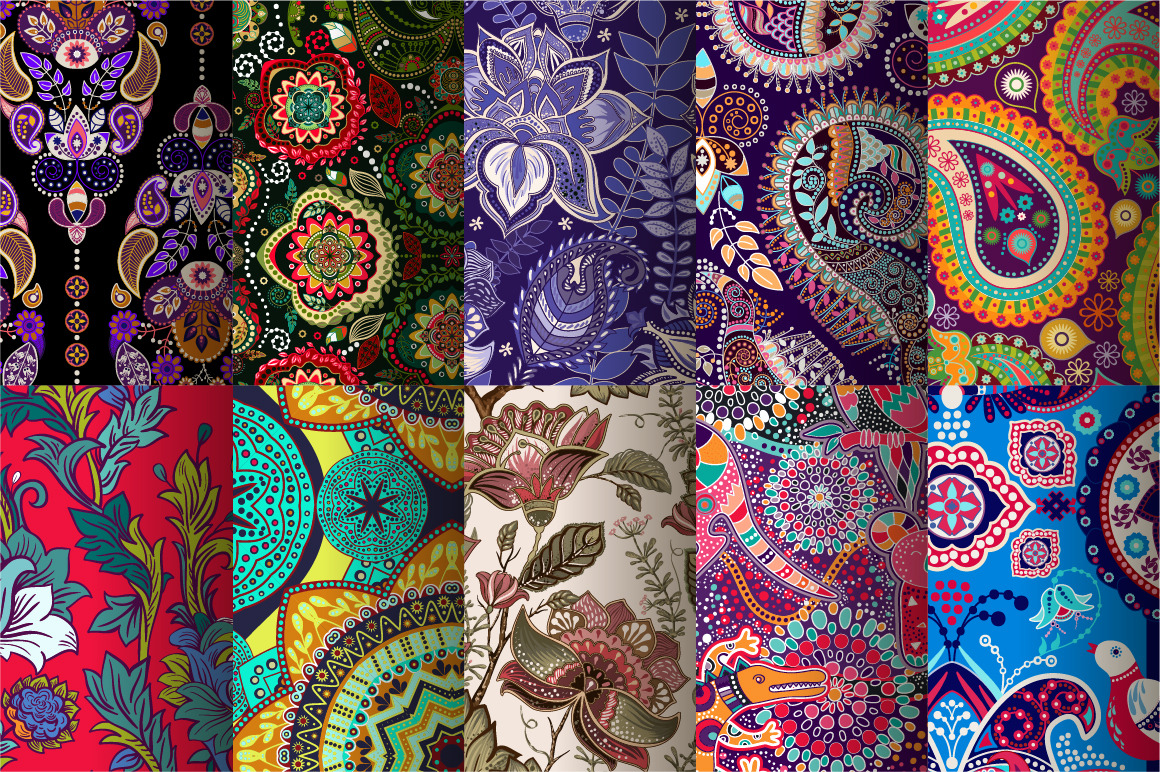 Indian Patterns.Best-sellers.Part 2, a Pattern Graphic by Sunny_Lion