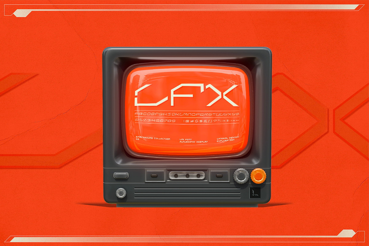 LFX - Cyber Font, a Handwritten Font by Lateral Design (Photo 3 of 11)