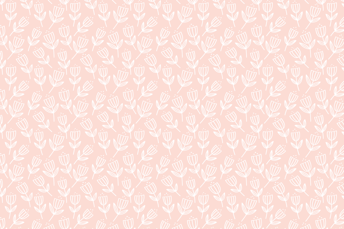 Vector Pattern Blush Pink Floral, a Pattern Graphic by k.becca