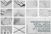 Clean 3D Backgrounds Animated, a Background Graphic by Mio Buono (Thumbnail 2 of 6)