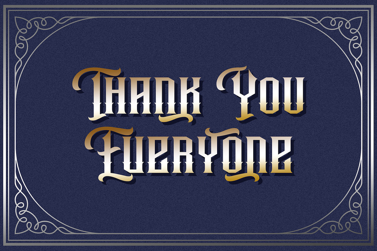 Hanzow Sewick - Victorian Font, a Blackletter Font by StringLabs (Photo 13 of 13)