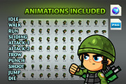 Soldiers Character Sprites 04, an Illustration by CreativeGameArt (Thumbnail 4 of 4)