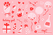 Birthday girl, an Object Illustration by katieromanoff_art (Thumbnail 2 of 9)