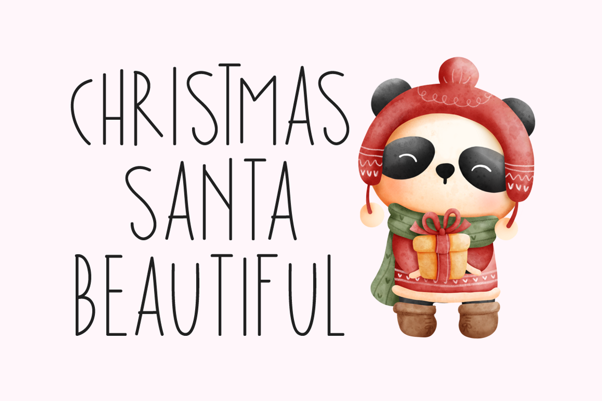 Leader Santa Typeface, a Script Font by Seemly Fonts (Photo 2 of 5)