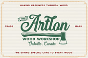 Hanleth vintage font duo, a Sans Serif Font by great19 (Thumbnail 4 of 15)