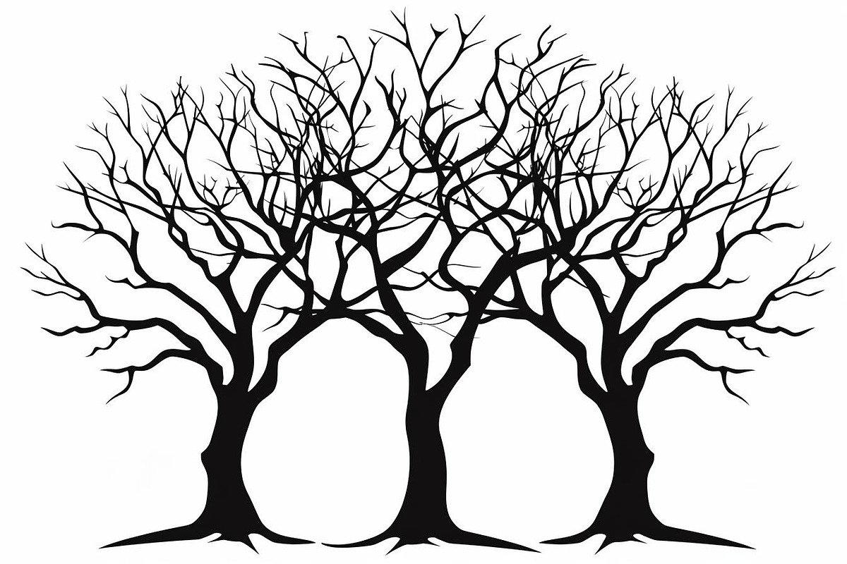 8 Tree Silhouette Vector Bundle, an Illustration by Designs_River (Photo 5 of 9)