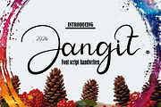 Jangit, a Script Font by Canden Meutuah (Thumbnail 1 of 5)