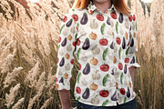 Fruits & vegetables garden alphabet, a Decorative Illustration by Visual Animal (Thumbnail 12 of 13)