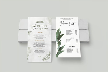 Menu Mockup
