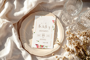 Elegant. 26 Invitation Mockup