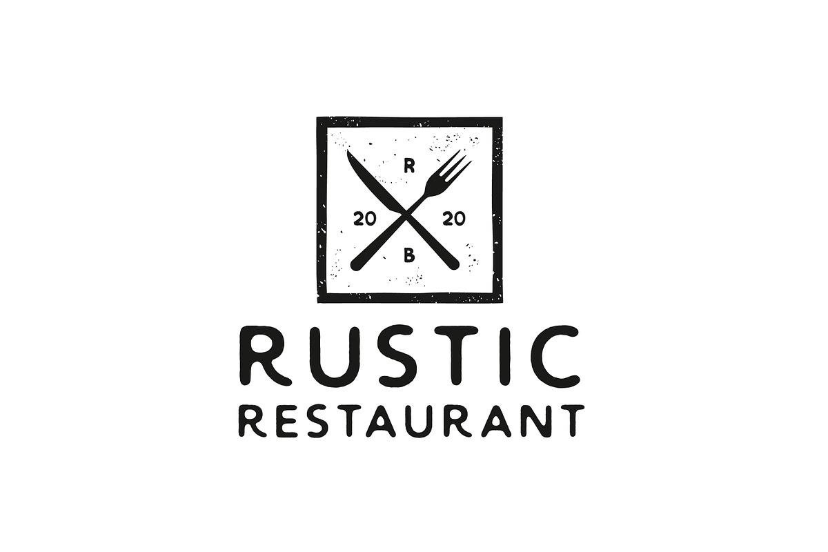 Vintage Rustic Restaurant Logo, a Branding & Logo Template by ...