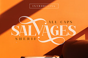 SALVAGES BOLD | SERIF FONT, a Serif Font by Muntab_Art (Thumbnail 1 of 9)