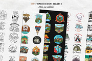 Simple Camp Scenes Logo Creation Kit, a Branding & Logo Template by JeksonGraphics (Thumbnail 14 of 24)