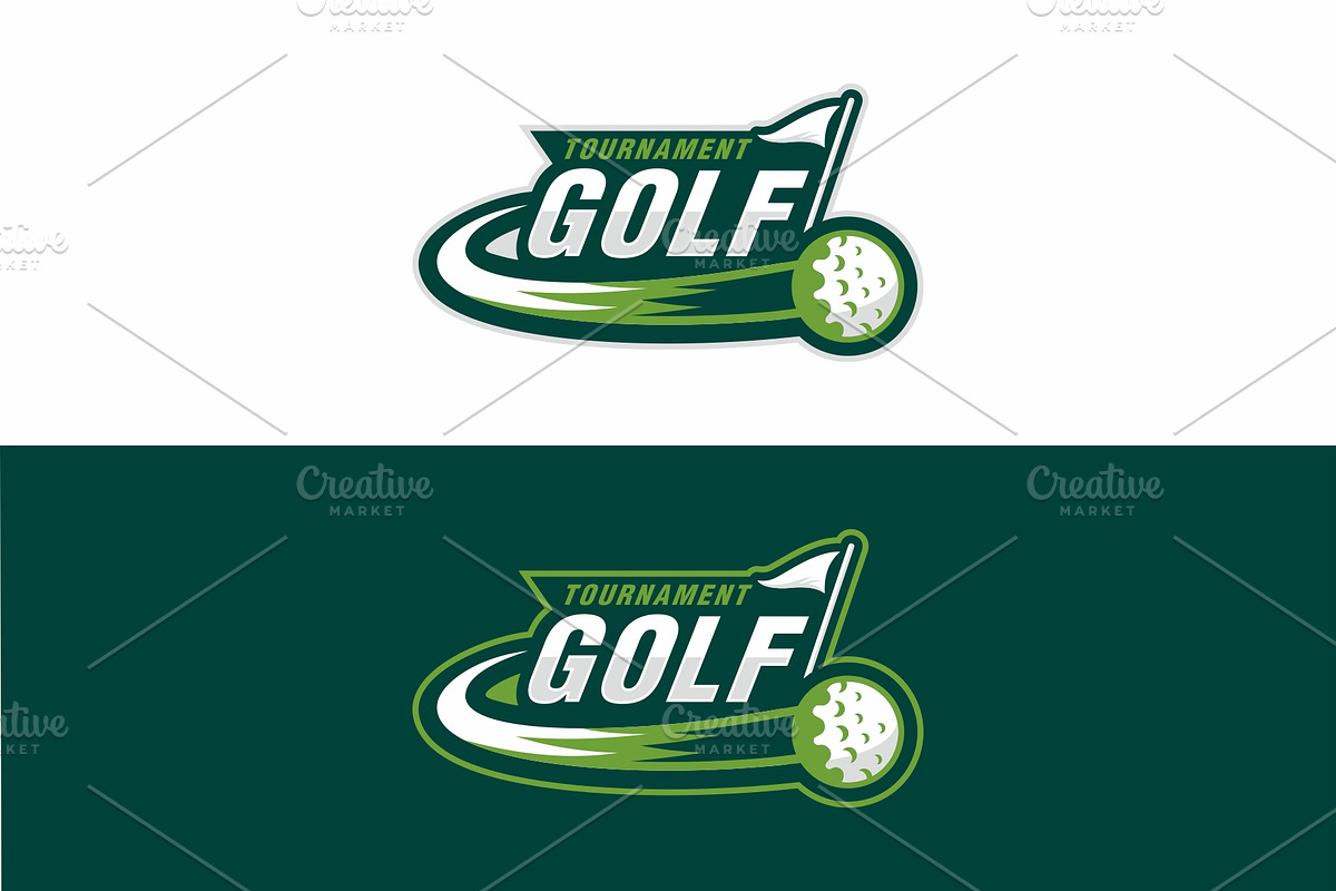 Golf tournament logo, a Branding & Logo Template by swarnstudio