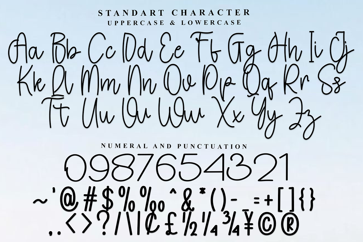 Aesthetic, a Handwritten Font by FreshTypeINK (Photo 4 of 6)