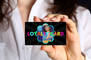 Neon Loyalty Card Template