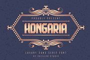 Hongaria - Luxury Sans Serif Font, a Sans Serif Font by skiiller studio (Thumbnail 1 of 8)