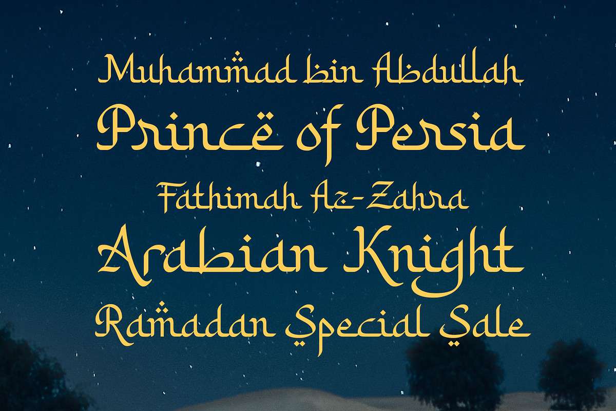 Khodijah - Arabic Style preview 4