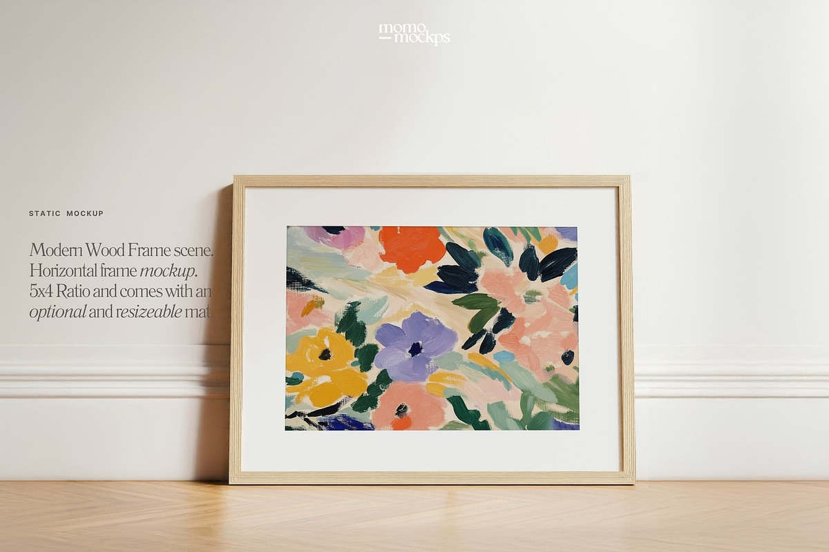 Horizontal Frame Mockup | PSD, a Household Mockup by momomockps (Photo 2 of 7)