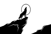40 Wolf Moon Silhouette Vector Bundl, an Illustration by Amazin_art (Thumbnail 38 of 41)