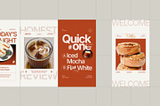 Restaurant & Cafe Instagram Pack, a Social Media Template by fakhroo (Thumbnail 3 of 4)