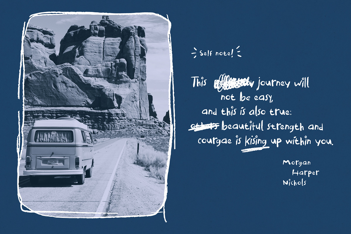Boredom - Handwritten Font, a Sans Serif Font by Invasi Studio (Photo 7 of 10)