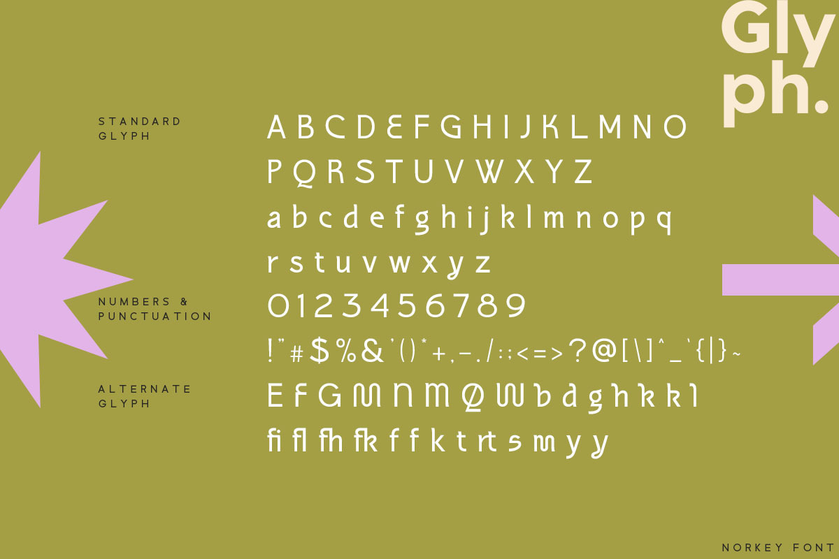 Norkey Font, a Sans Serif Font by vuuuds (Photo 12 of 12)