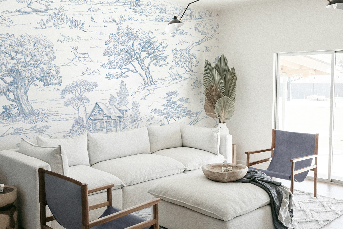 Toile de Jouy Graphic Vector Pattern, a Pattern Graphic by Ekaproeka (Photo 4 of 9)
