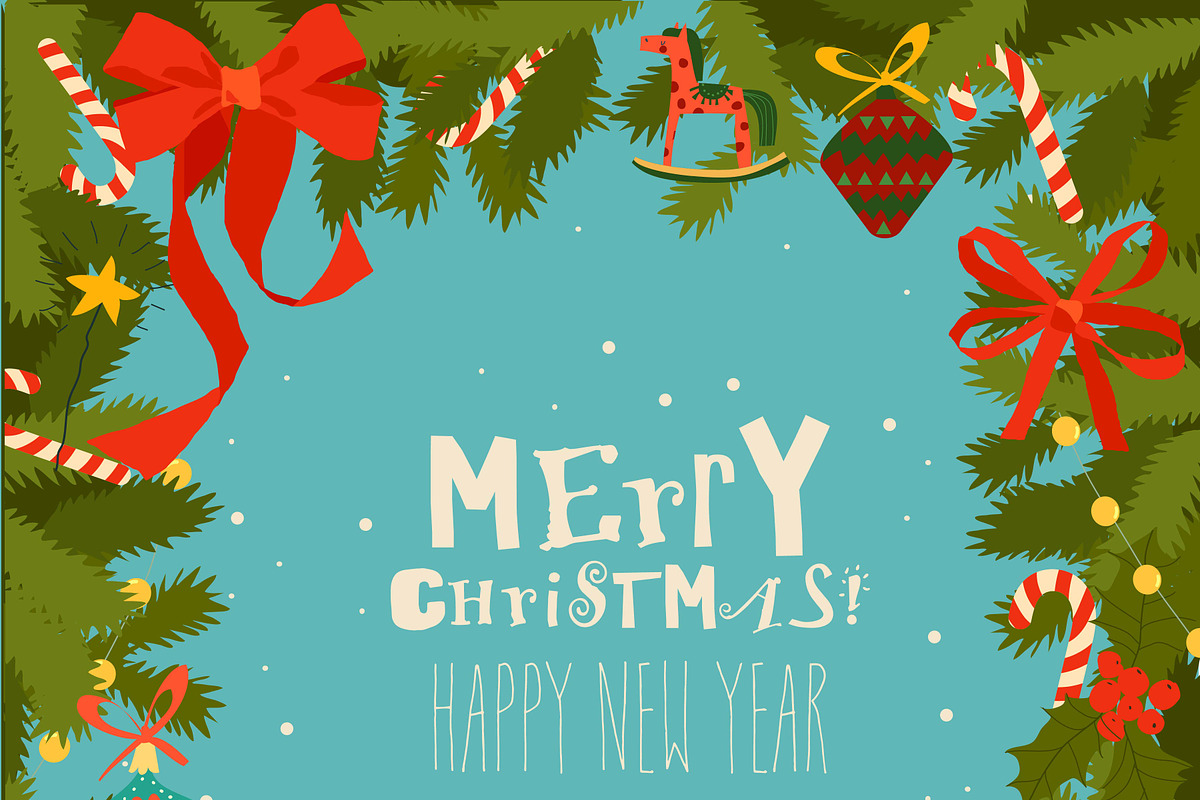 Santa Claus holding Gifts, a Seasonal Illustration by Maria Starus (Photo 1 of 3)