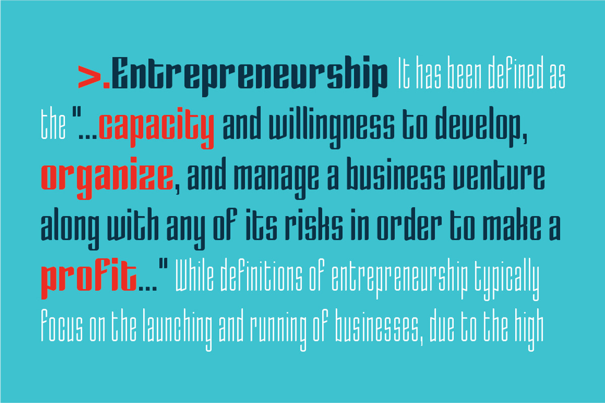 Enza Family, a Sans Serif Font by Neo Type Foundry (Photo 9 of 10)