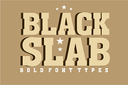 Black Slab Font - Vintage Style, a Slab Serif Font by KiddoGlyphs Studio (Thumbnail 1 of 5)