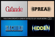 12 Text Effect Templates, a Layer Style Add-On by iDoodle Studio (Thumbnail 3 of 6)