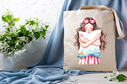 Watercolor Girly Summer Clipart, an Illustration by SVGArt (Thumbnail 3 of 9)